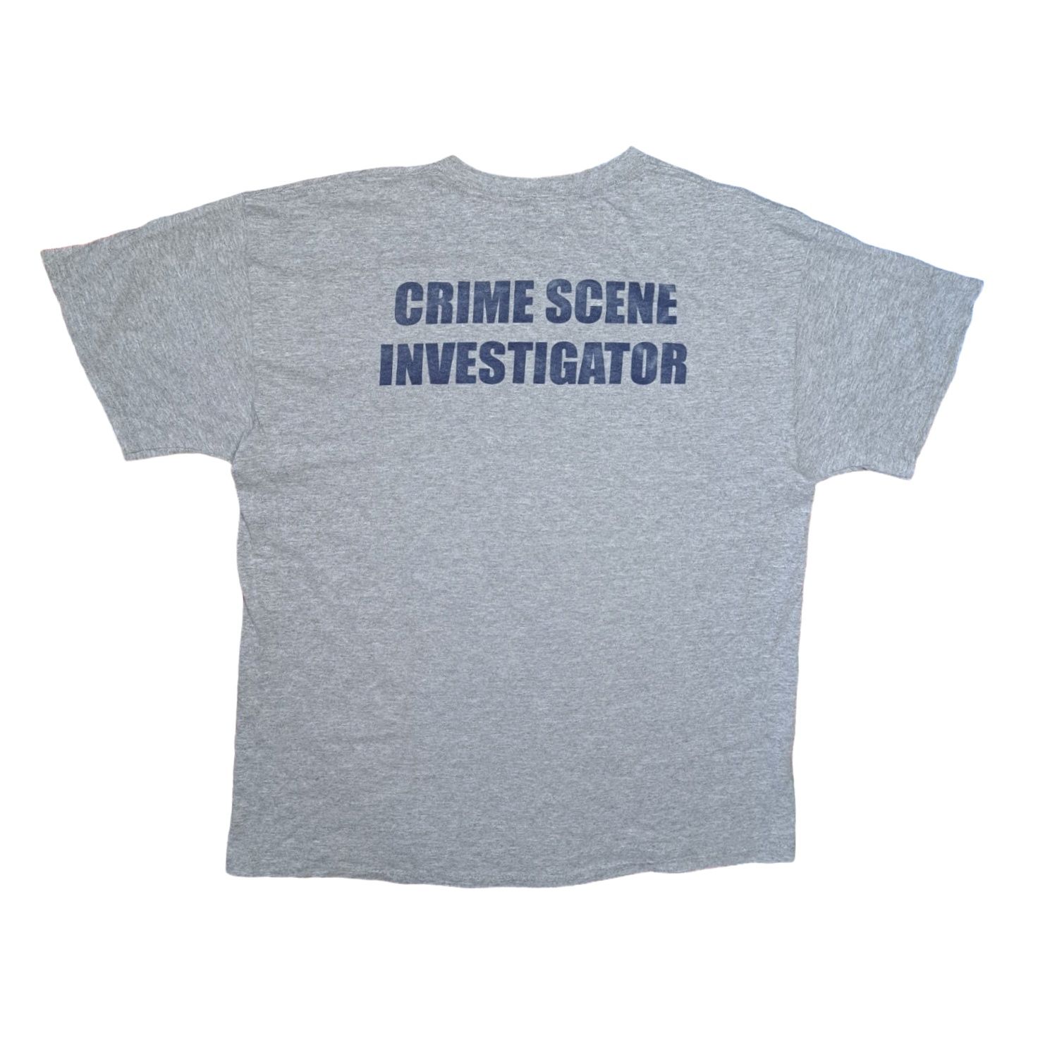 Szara Koszulka CSI New York Police Gildan