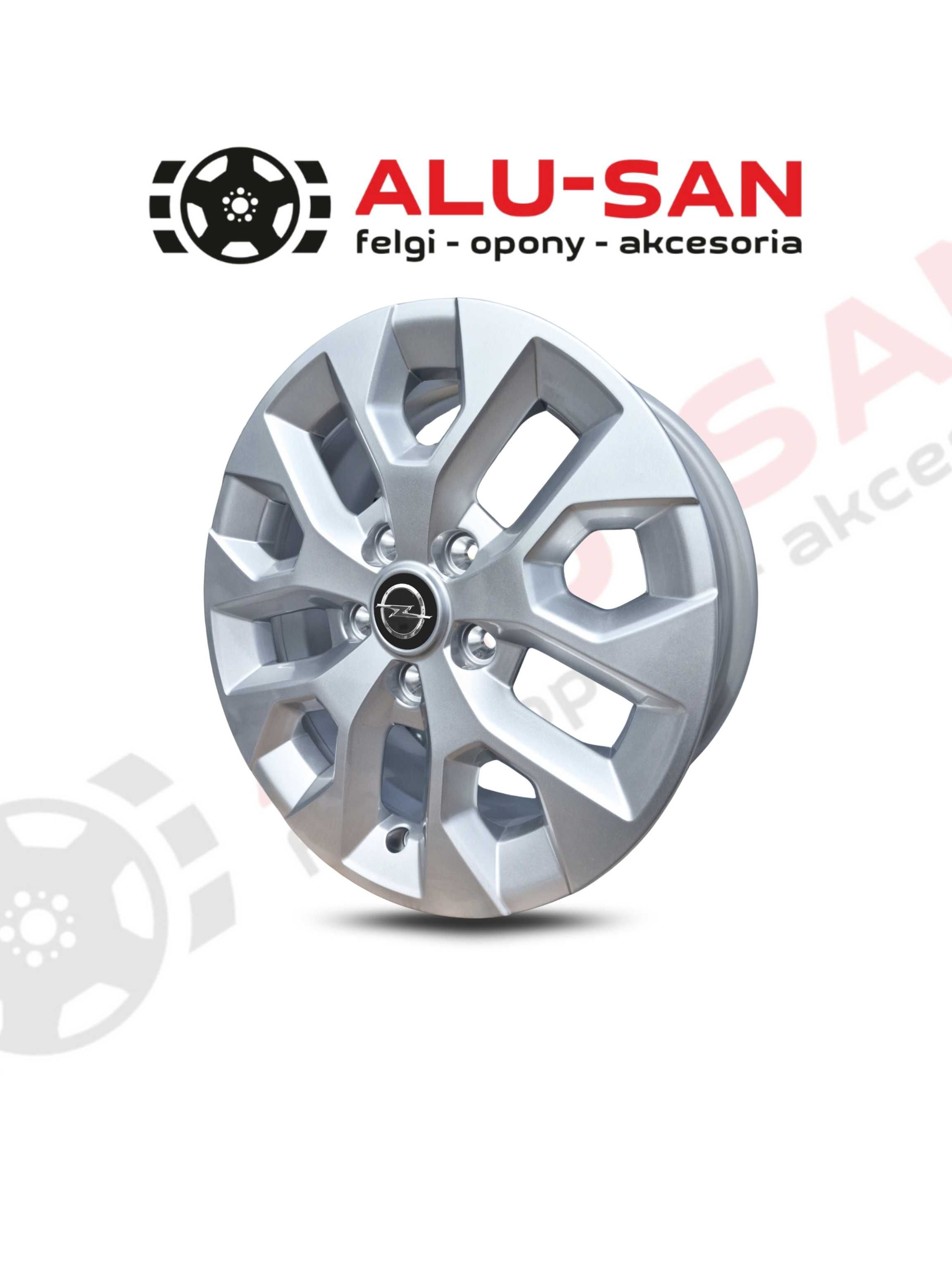 NOWE ALUFELGI 16" OPEL VIVARO B F7 X83 2014 do 2019 5x114,3 - SREBRNY