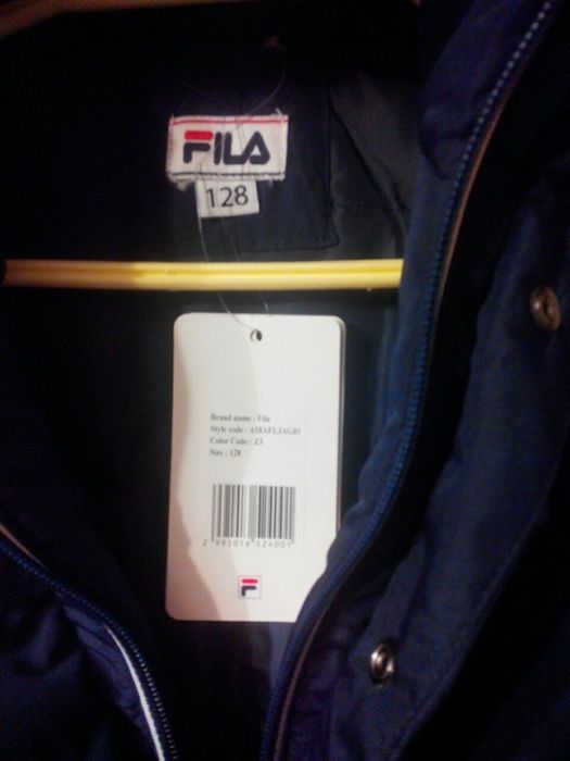 Новая зимняя куртка Fila р.128