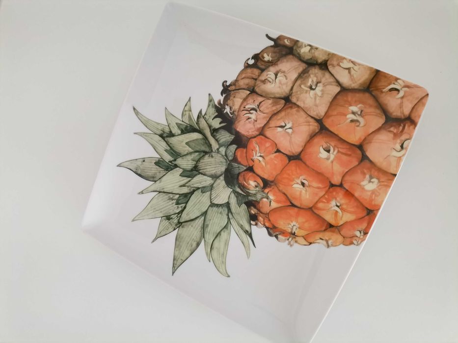 Prato quadrado de servir Vista alegre