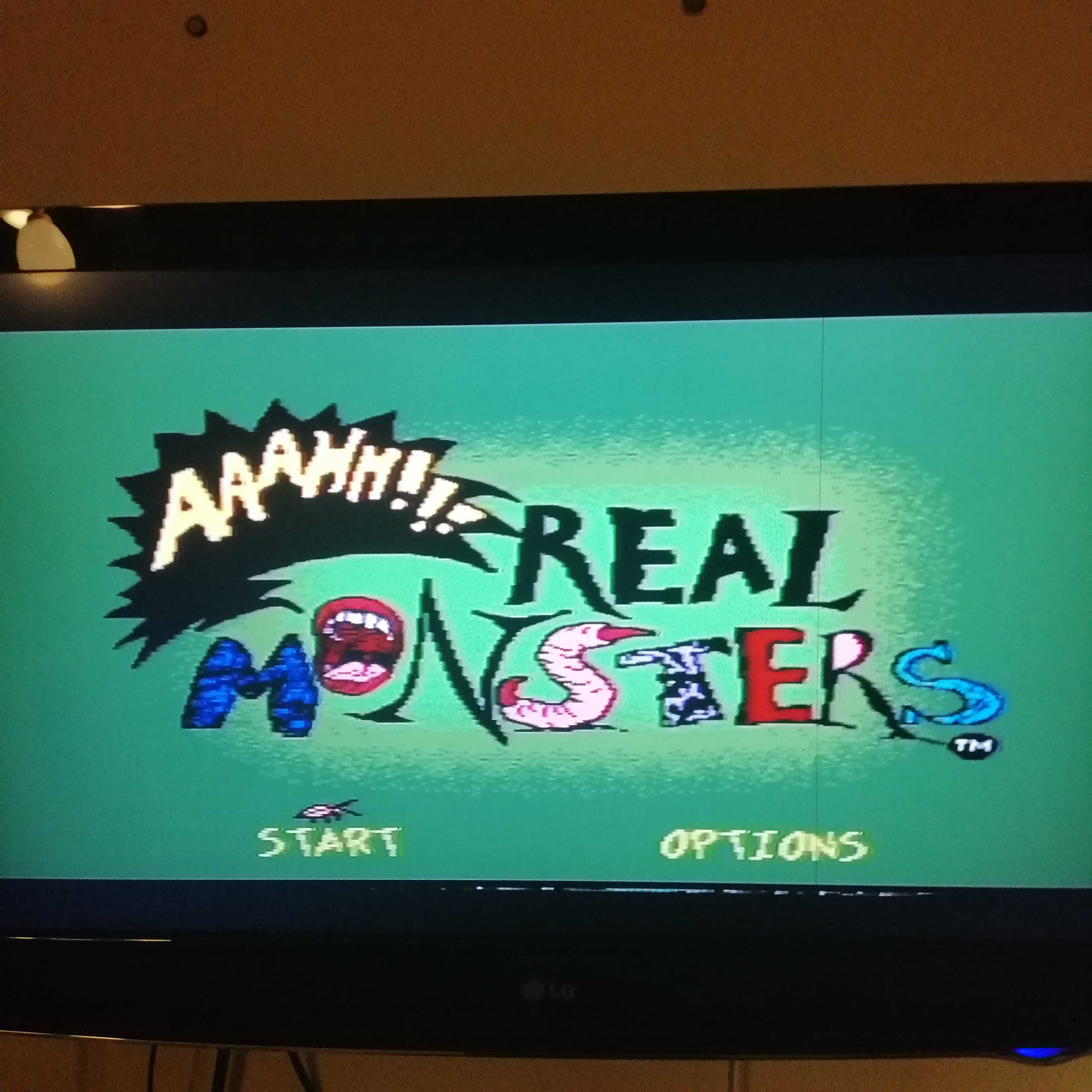 Oryginalna Gra SEGA Mega Drive - Nickelodeon Aaahh! Real Monsters