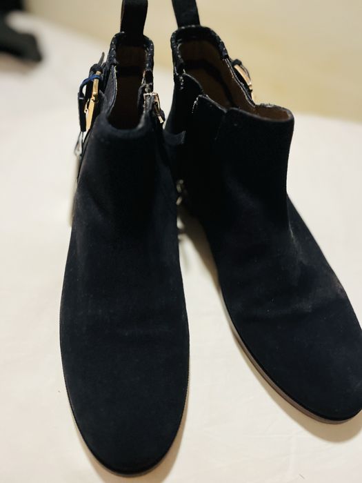 Botim em pele massimo dutti