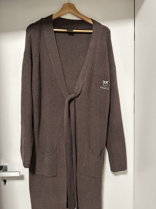 Brązowy kardigan Pinko
