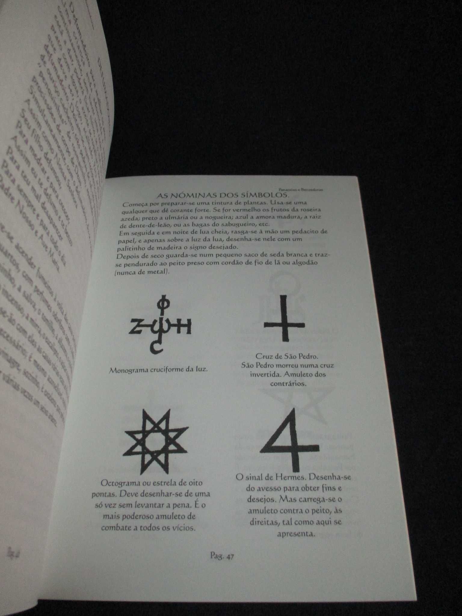 Livro Panaceias Para livrar de Angaranhos e Más-Sortes Eugénio Cardoso