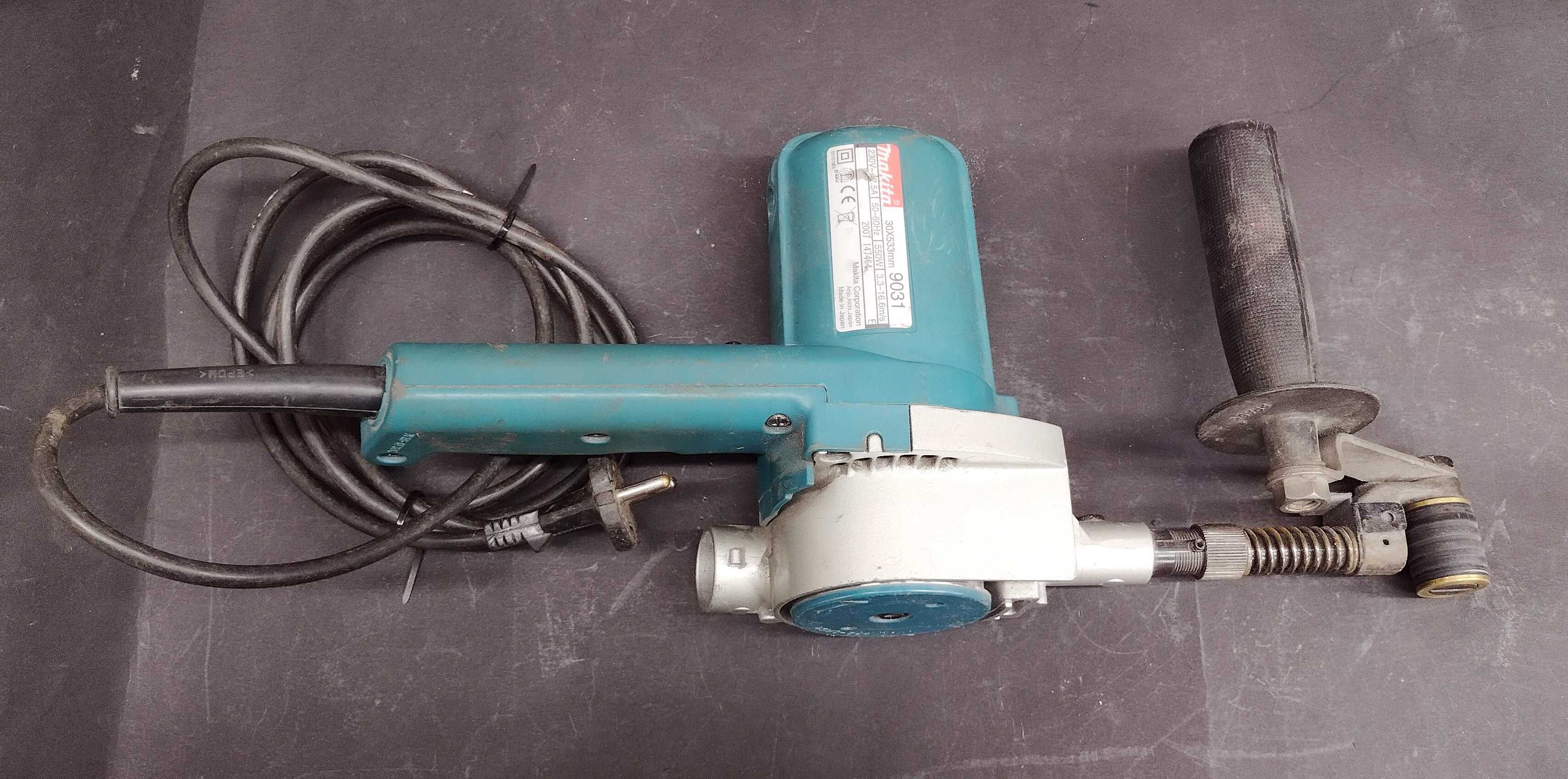 Makita 9031 szlifierka taśmowa pilnik do rur spawów 550W