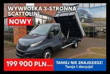 Iveco Daily 50C18 3,5t DMC  Wywrotka Scattolini 3-stronna – Wyprzedaż, jakiej nie było! 1 decyzja!