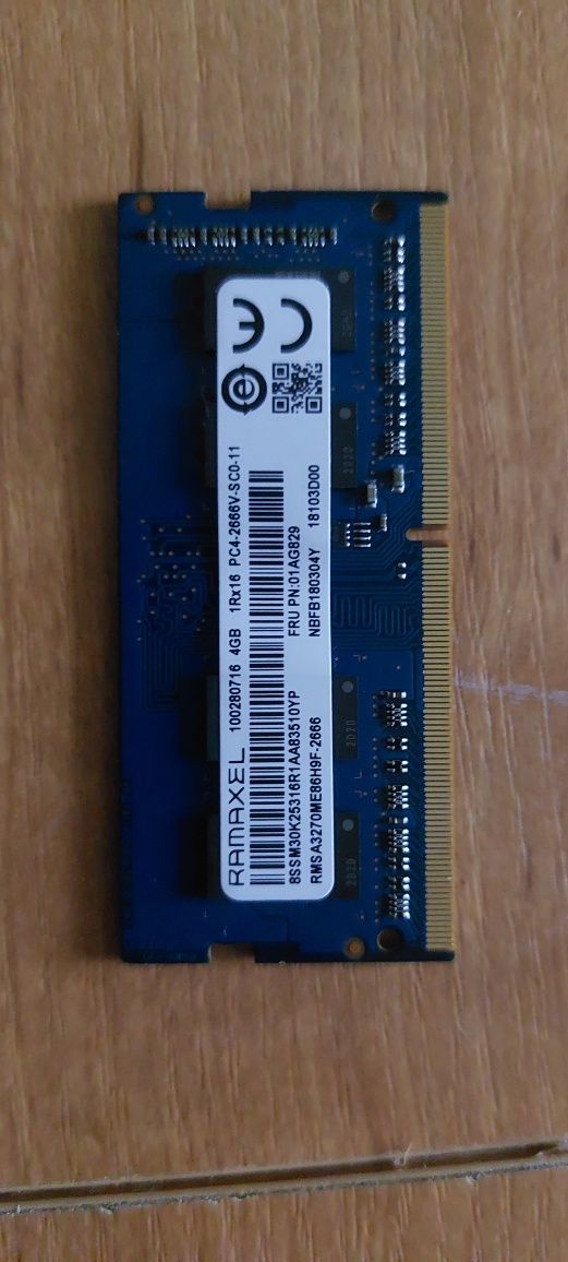 Память для ноутбука DDR4 4GB 2666 MHz