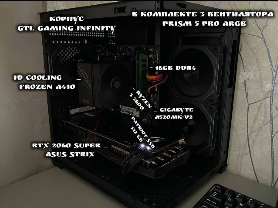 Пк с Rtx 2060 super и Ryzen 5 3600