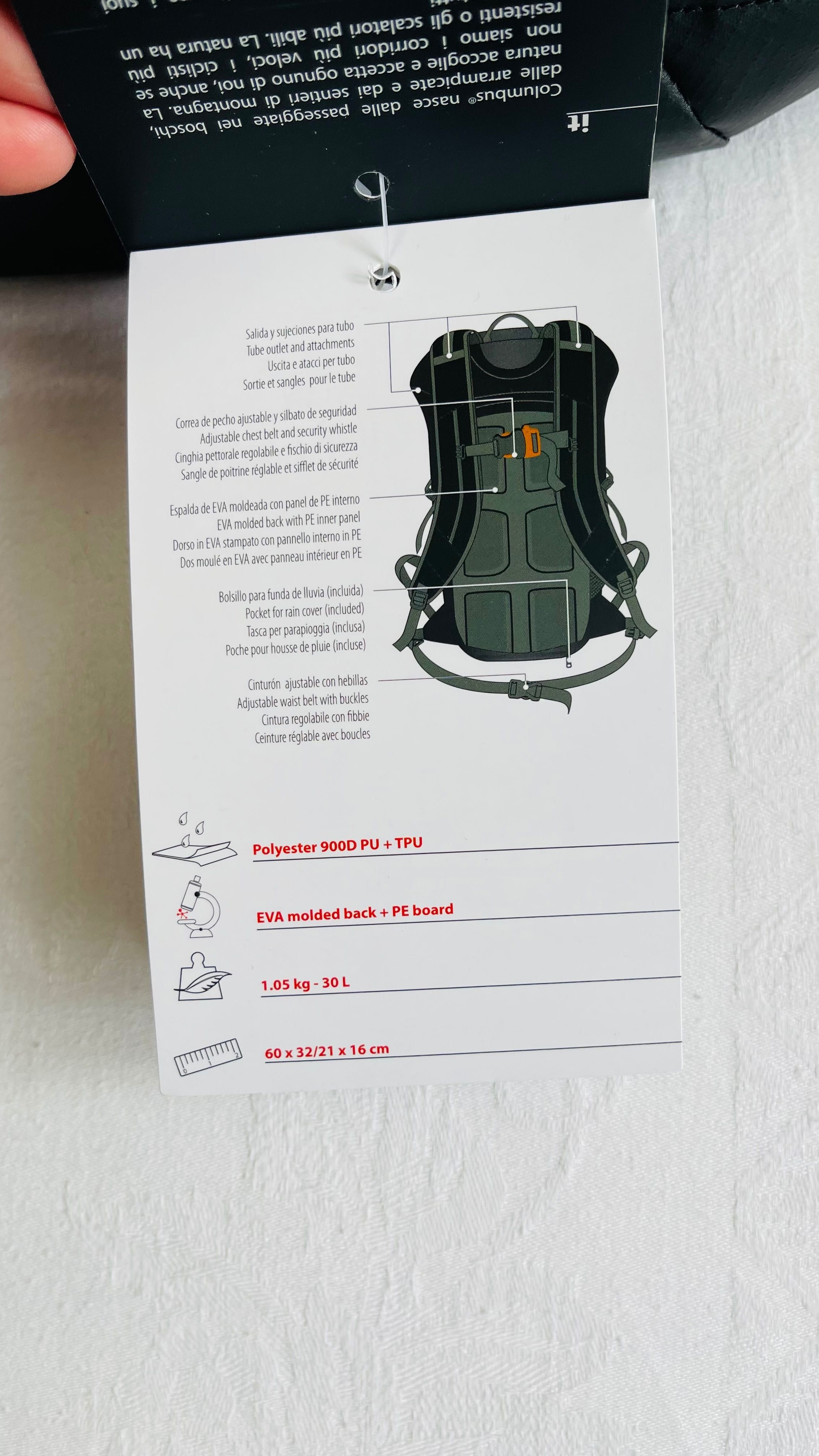Plecak Columbus Outdoor Aitxuri 30L