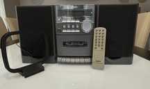 Aparelhagem sanyo com colunas e comando