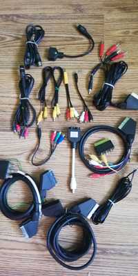 Kable połączeniowe do TV, magnetofonów, radia i innej elektroniki