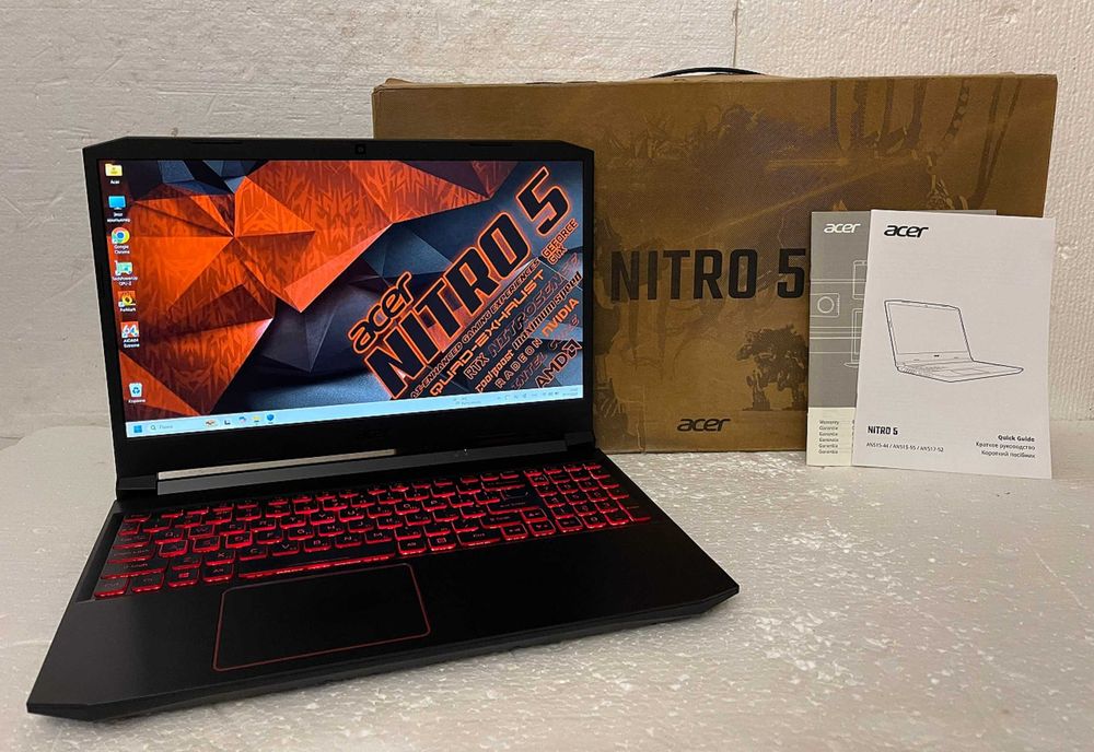 Игровой Acer NITRO AN515 + (Intel Core 10500H на 12" ЯДЕР) + КОМПЛЕКТ!