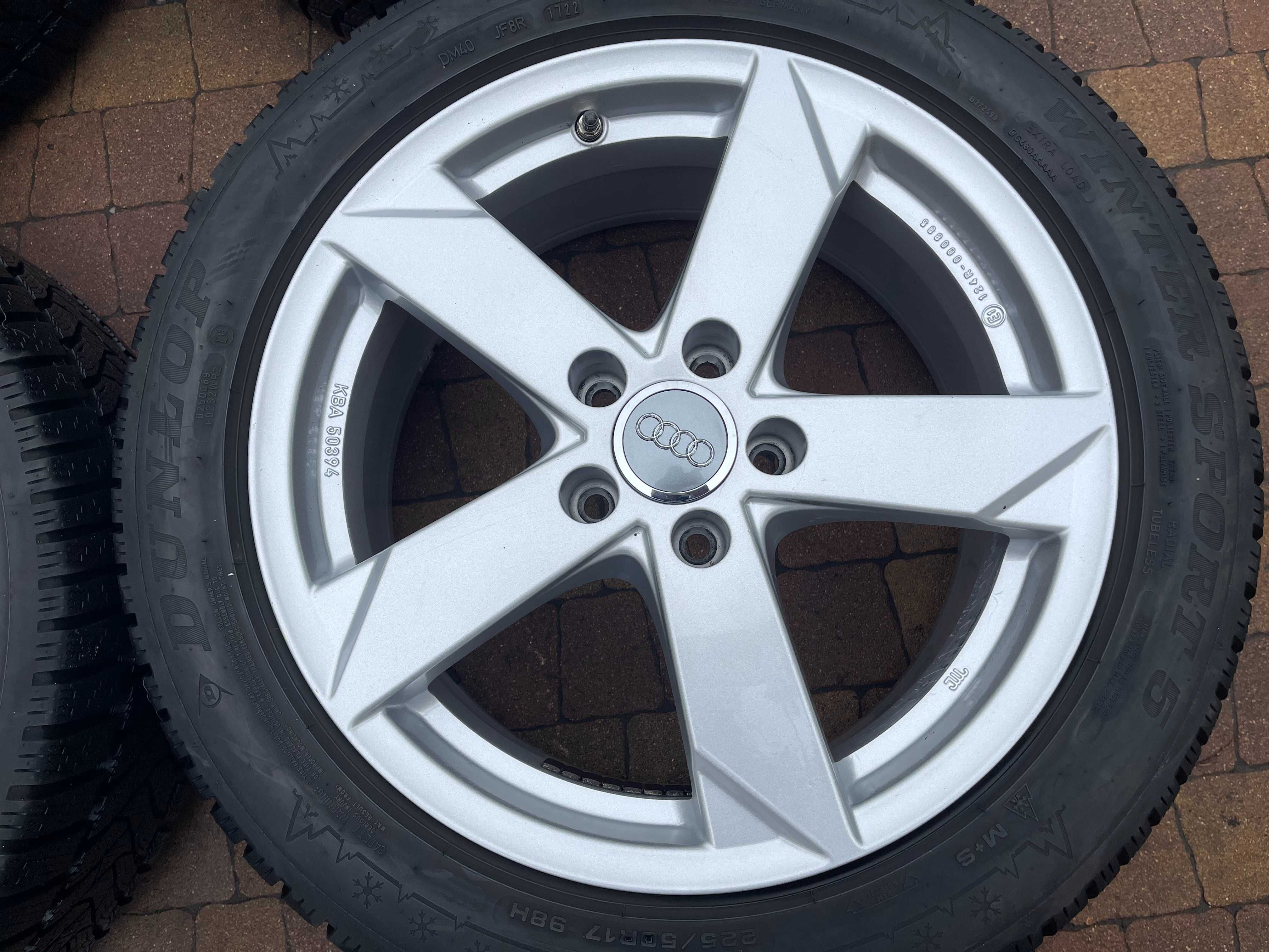 3744. Alufelgi 17" Audi A4 B8 B9 A6 TT A3 8P 8V 8Y 7.5J ET38 5x112