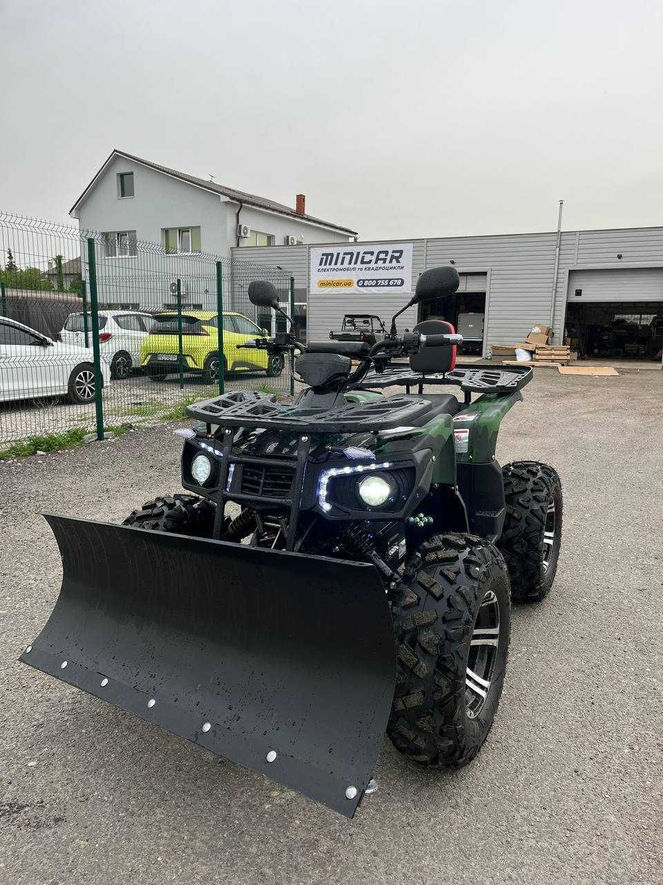 Електричний квадроцикл E-QUAD 3000 4WD Dual Motor Li-ion (з відвалом)