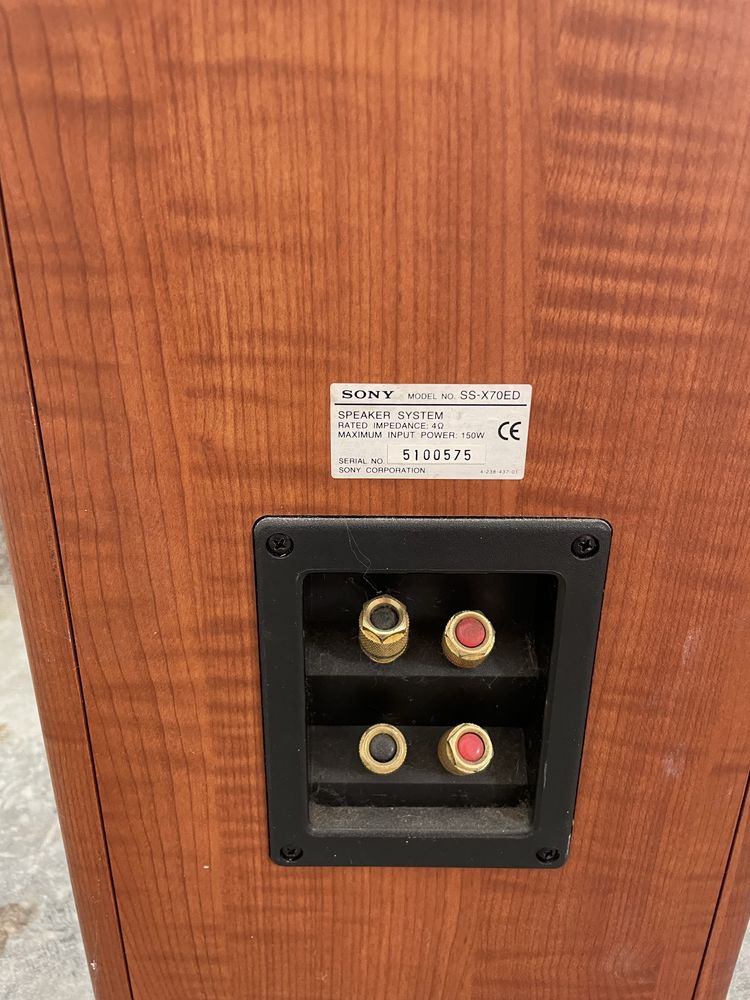 Sony speaker system ss-x70ed