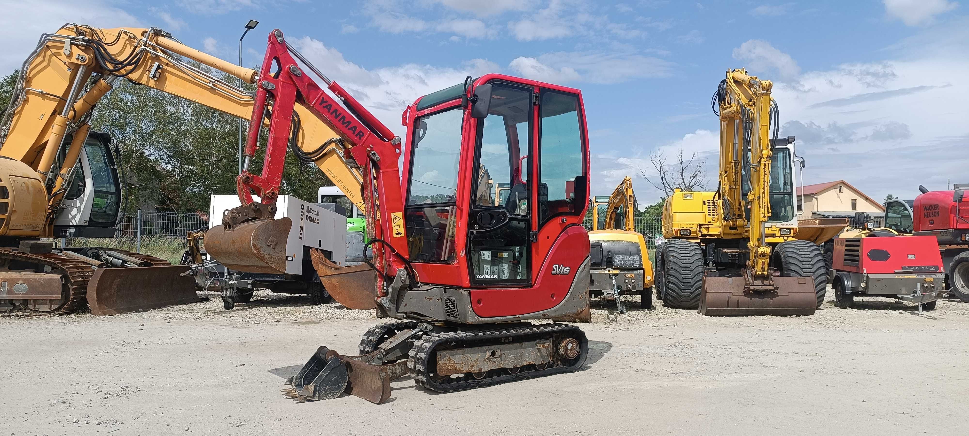 Minikoparka YANMAR SV 16 / 1.7t ! / 14r ! | SV 18 20 22  VIO BOBCAT