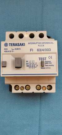 Terasaki  interruptor Difrencial R.C.C.B.FI 63/4/003