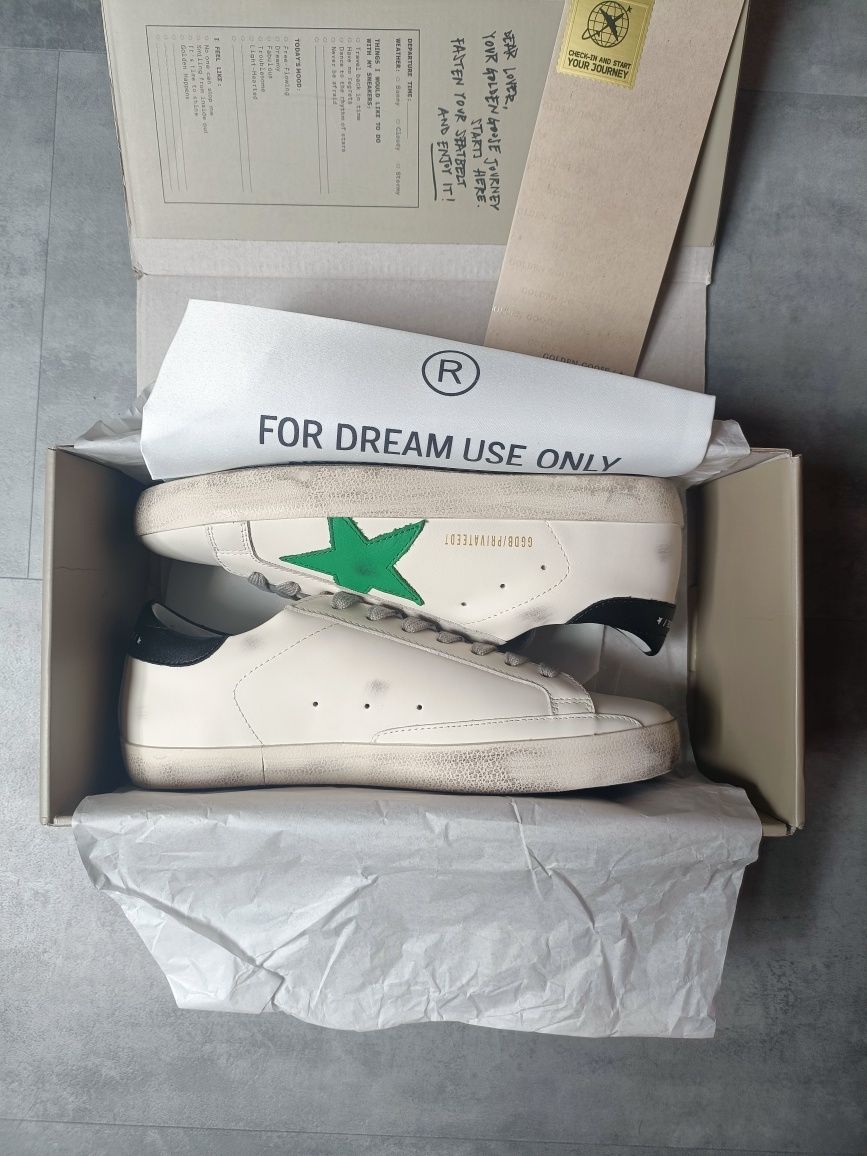 Sapatos Golden Goose Estrela Verde