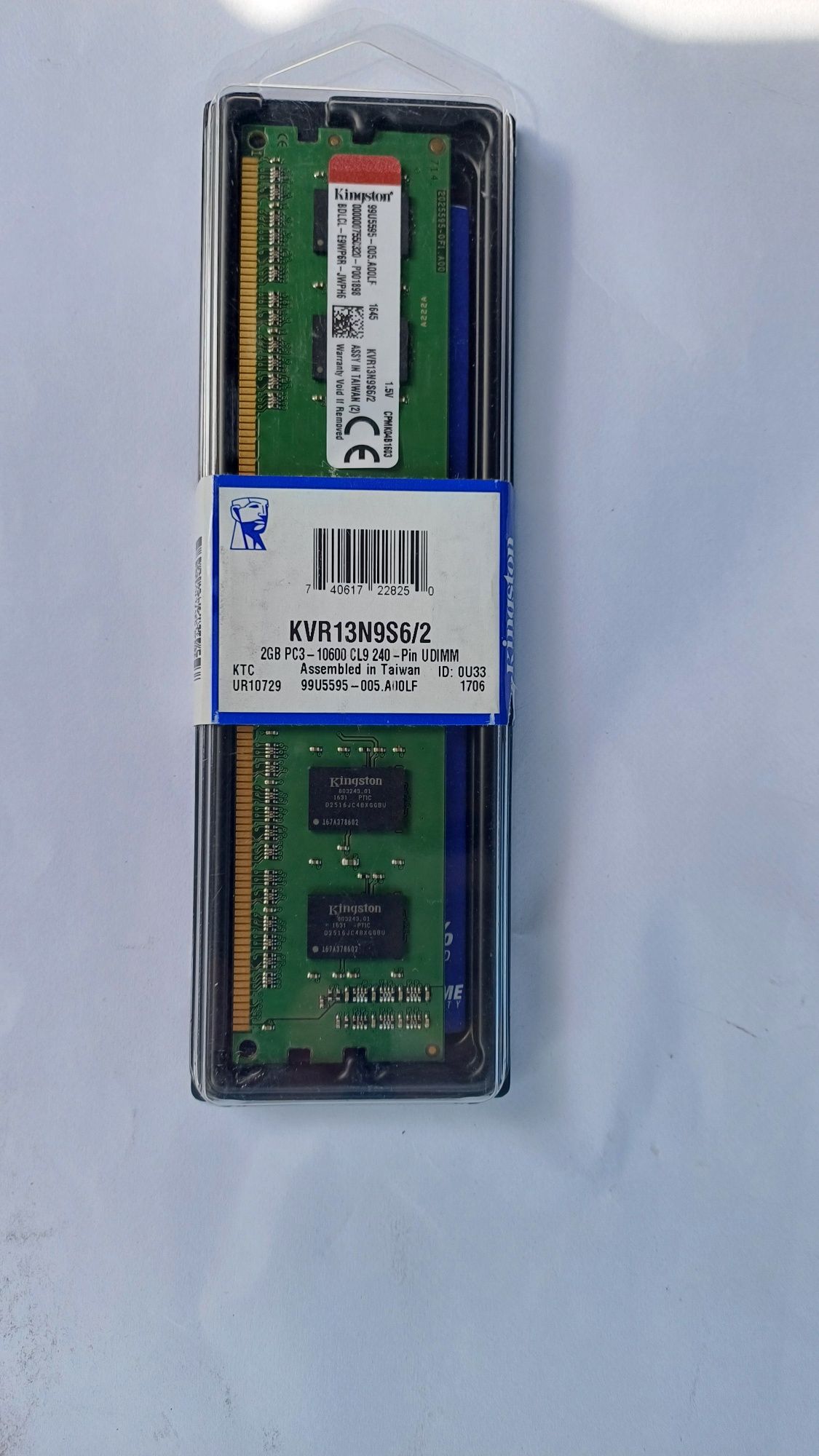 Pamięć RAM Kingston 2GB DDR3 CL9 1333MHz
