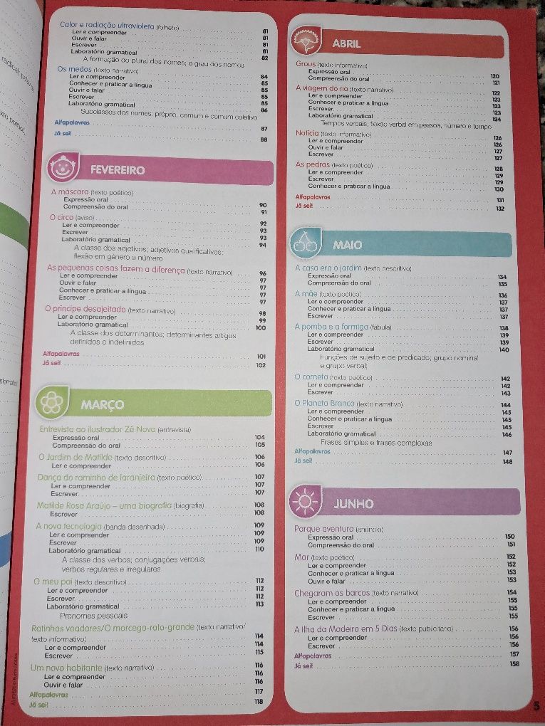 Manual Português 3° ano nunca usado