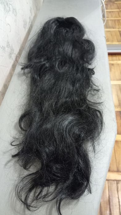 Распродажа!  Шикарный хвост- шиньон, черный для вашей красоты!