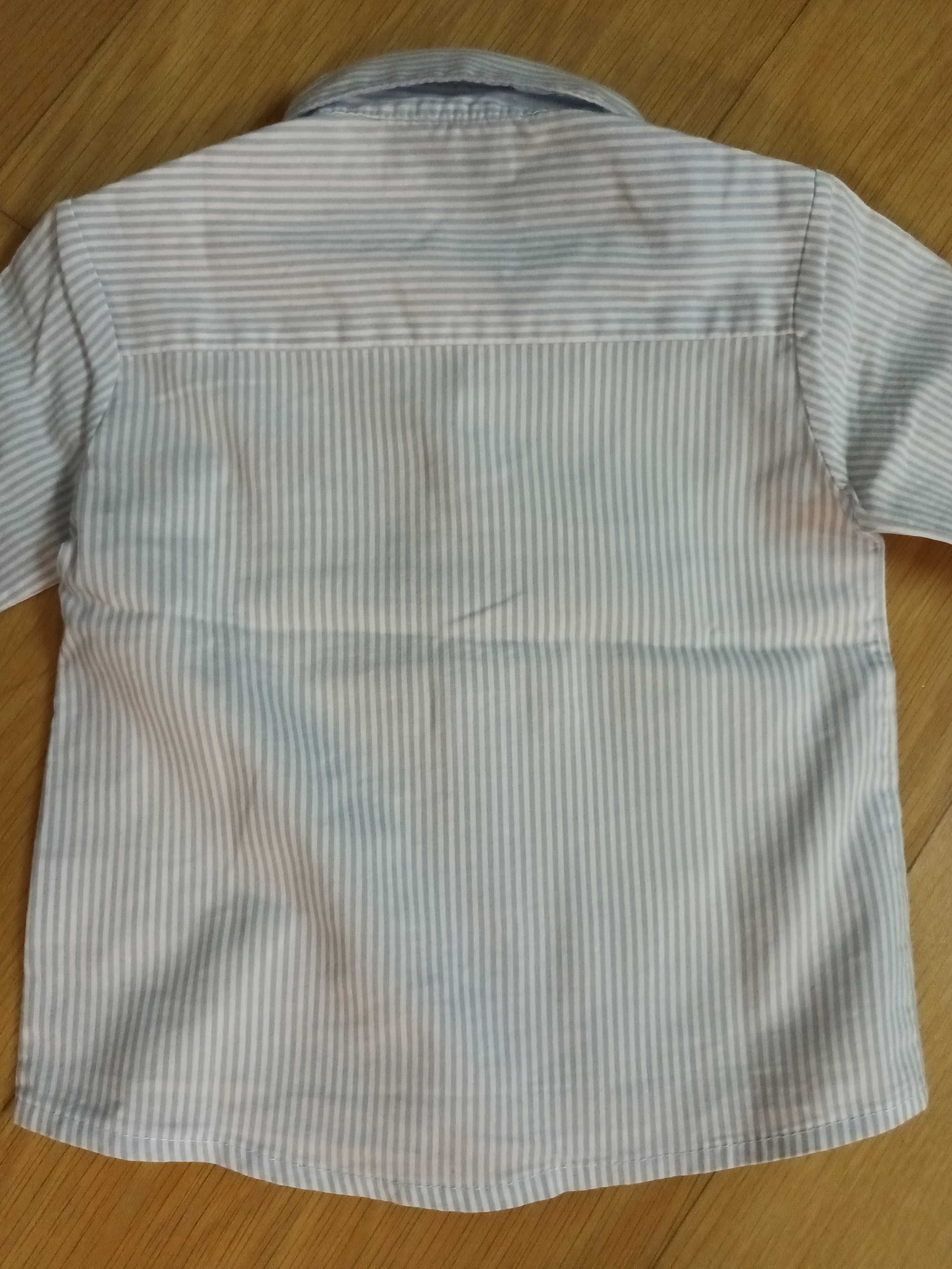 Camisa Branca Riscas, 6M