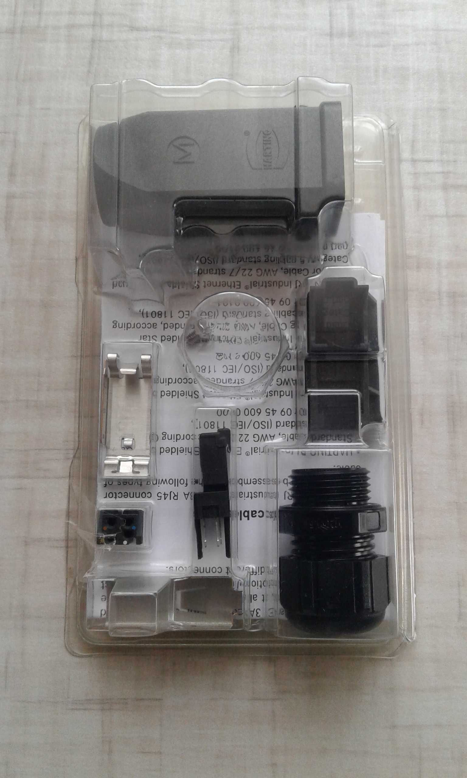 Разъем соединитель интерфейсный Han 3A RJ45 (Harting) комплект
