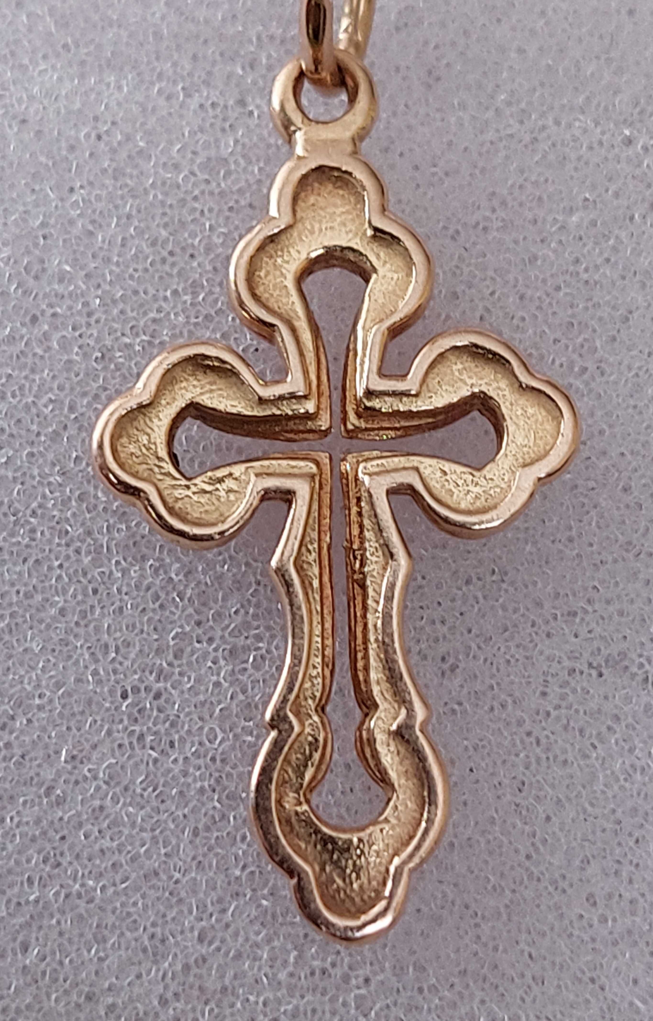 Krzyżyk Złoto 585 (pr.14k), Zawieszka, Wisiorek