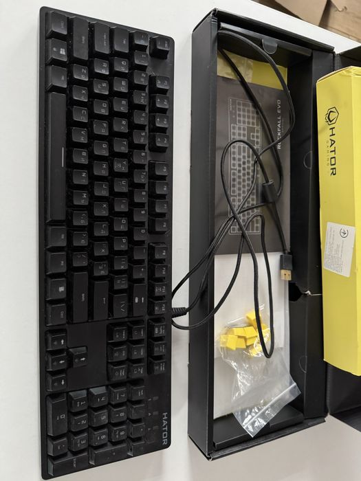 Клавіатура Hator Rockfall Evo Optical Black