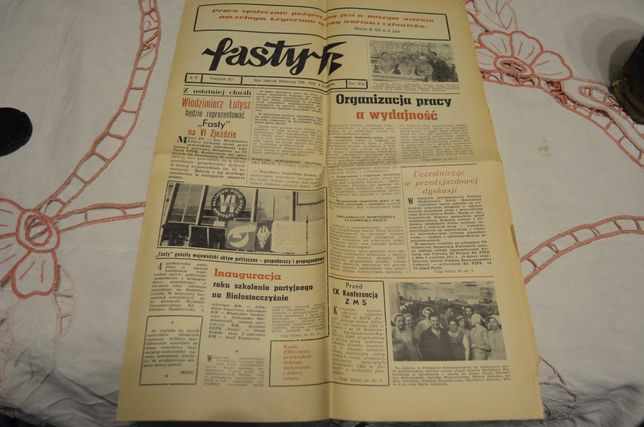 Gazeta październik 1971 Fasty