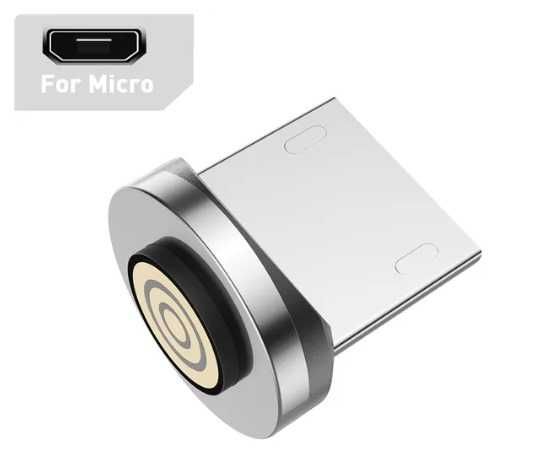 Zestaw kabli magnetycznych z końcówkami USB-C i microUSB