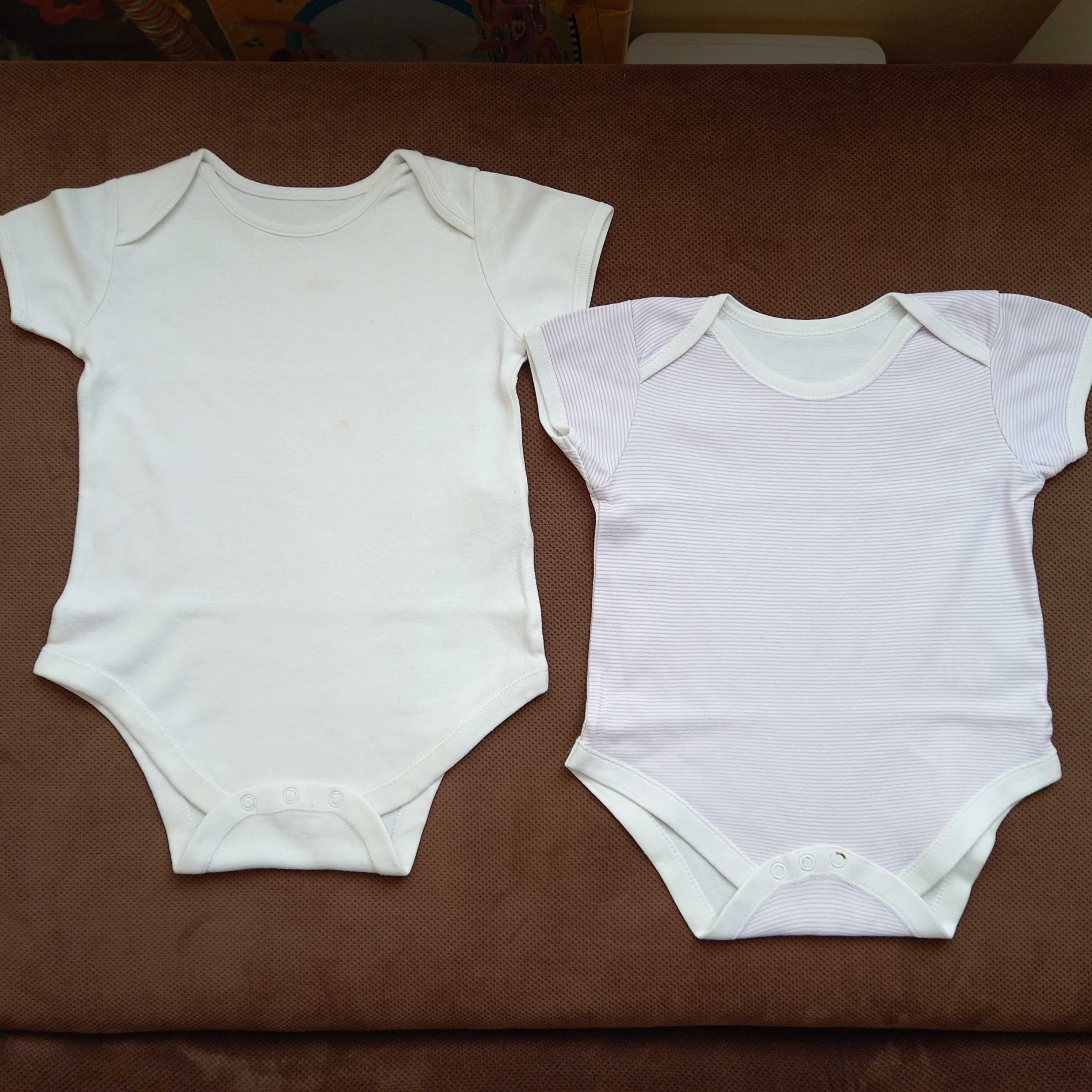 Body z krótkim rękawem, dziewczęce, r. 92 Zestaw