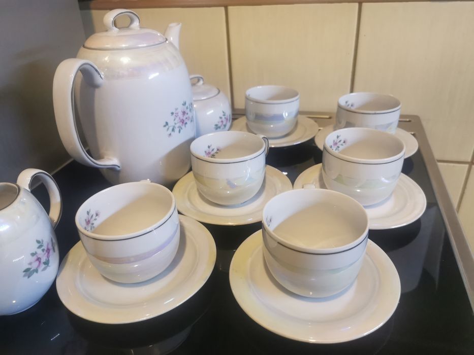 Komplet kawowy Wałbrzych PRL