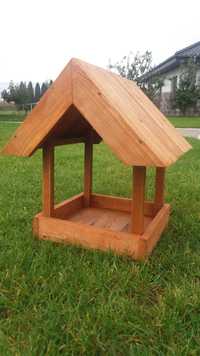 Karmnik dla ptaków - drewniany NOWY