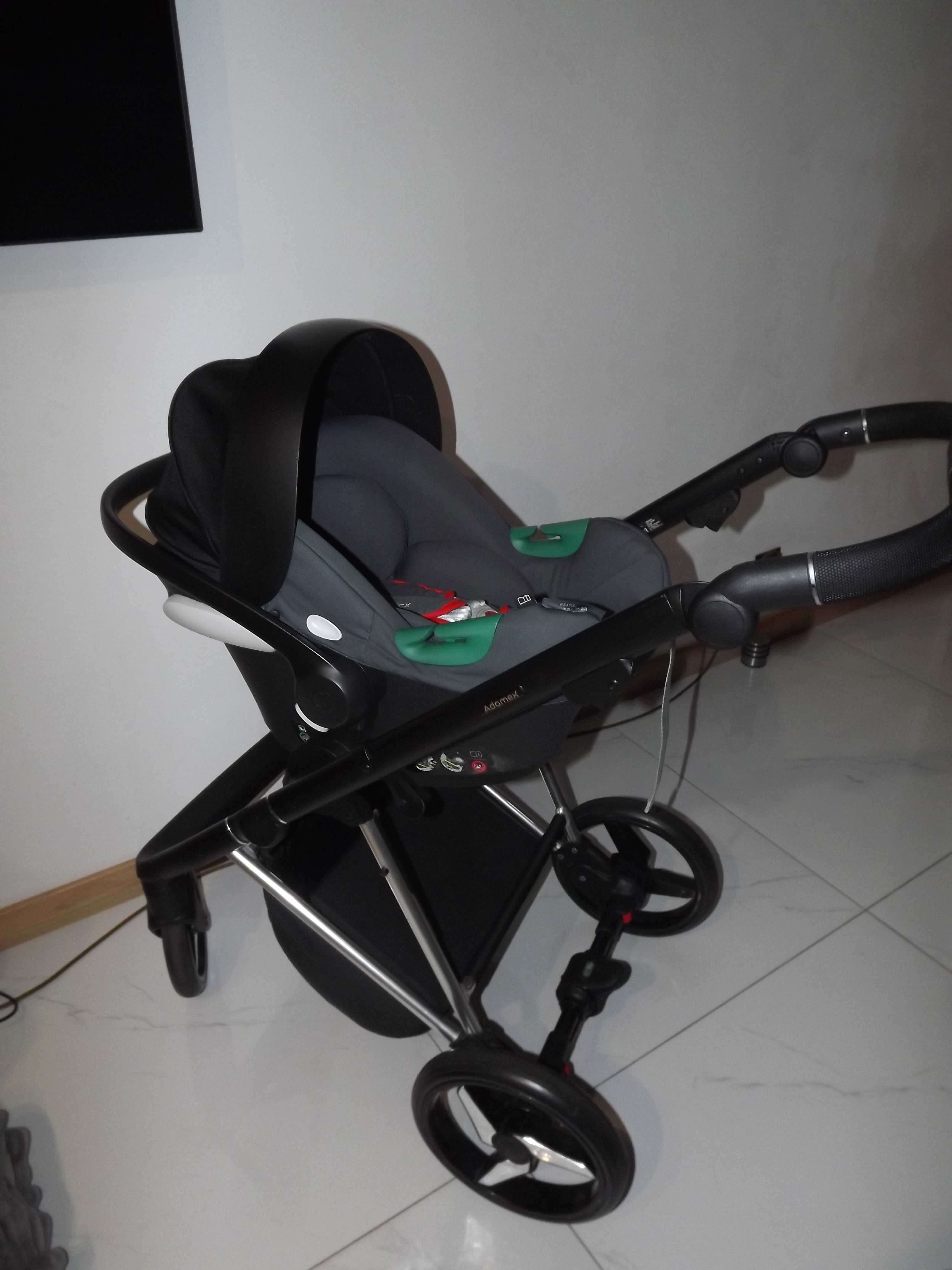 Adamex Quantum jak Adamex Belissa  special edition  3w1 Szary Cybex