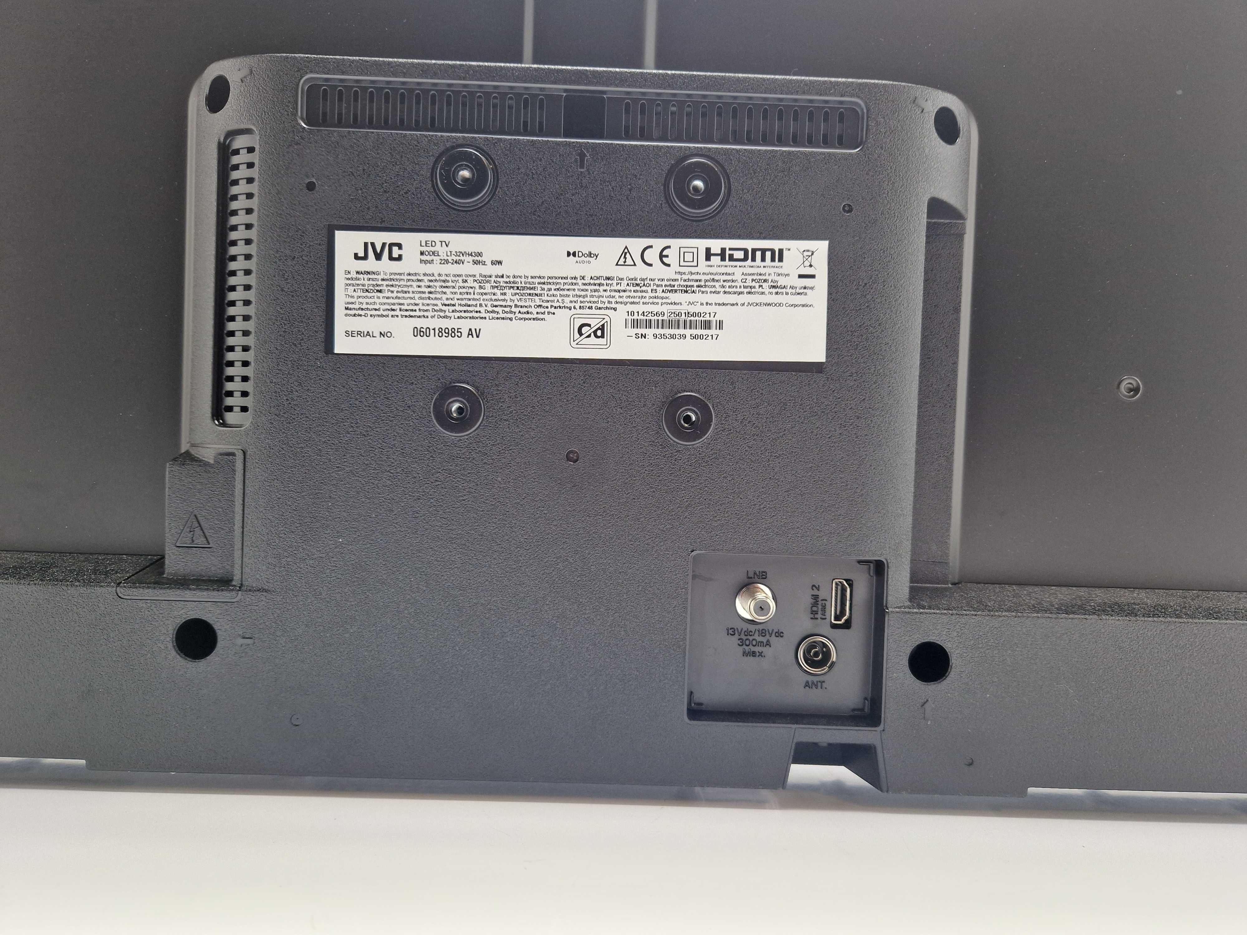 Telewizor LED JVC LT-32VH4300 32" HD Komplet