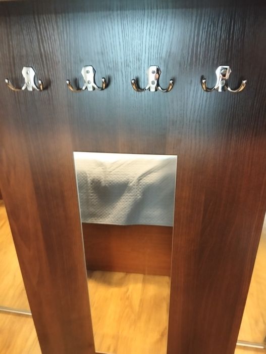 Elegancka Garderoba do przedpokoju wisząca z lustrem