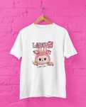 T-shirt Labubu branca