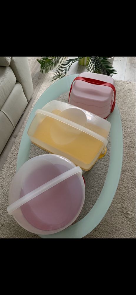 Pojemniki na ciasto Tupperware