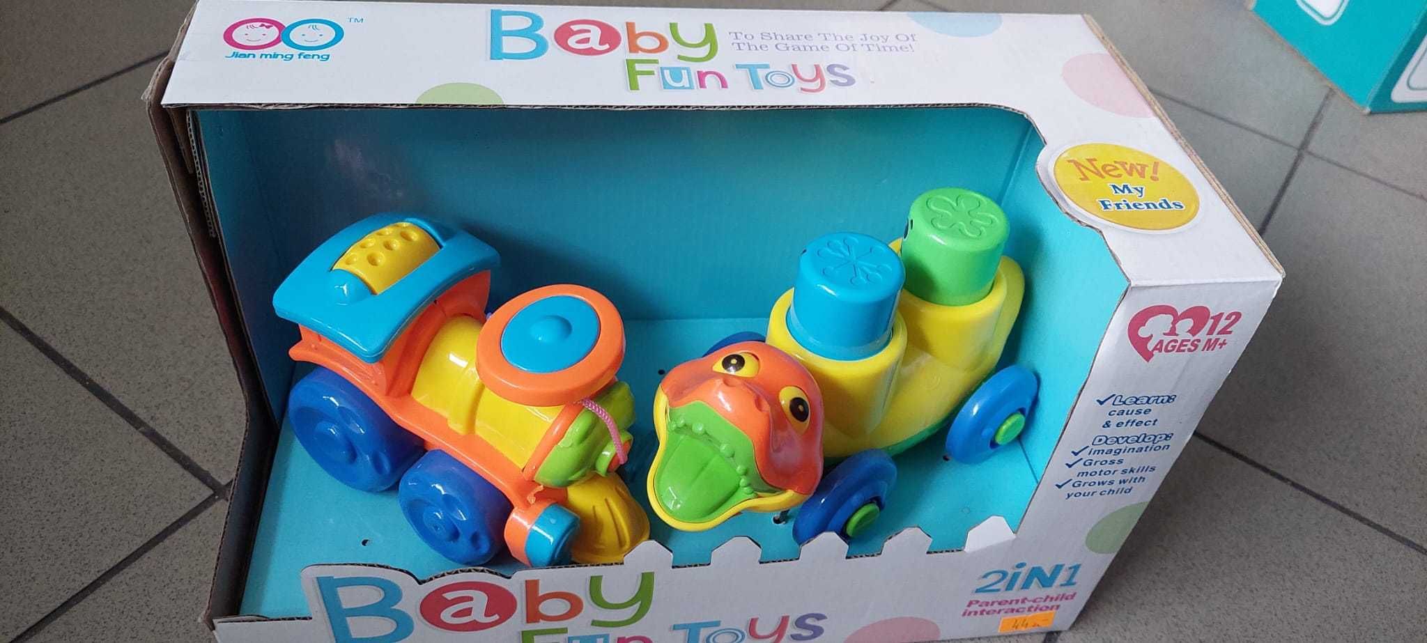 Zestaw pojazdów z dźwiękami Dla malucha Baby fun toys 1+ u tigera skle
