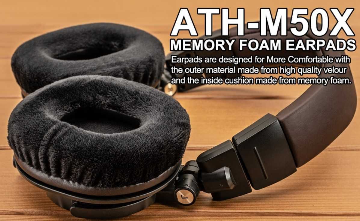 Амбушюры для наушников Audio-Technica ATH M50X M20X M30X M40X MSR7