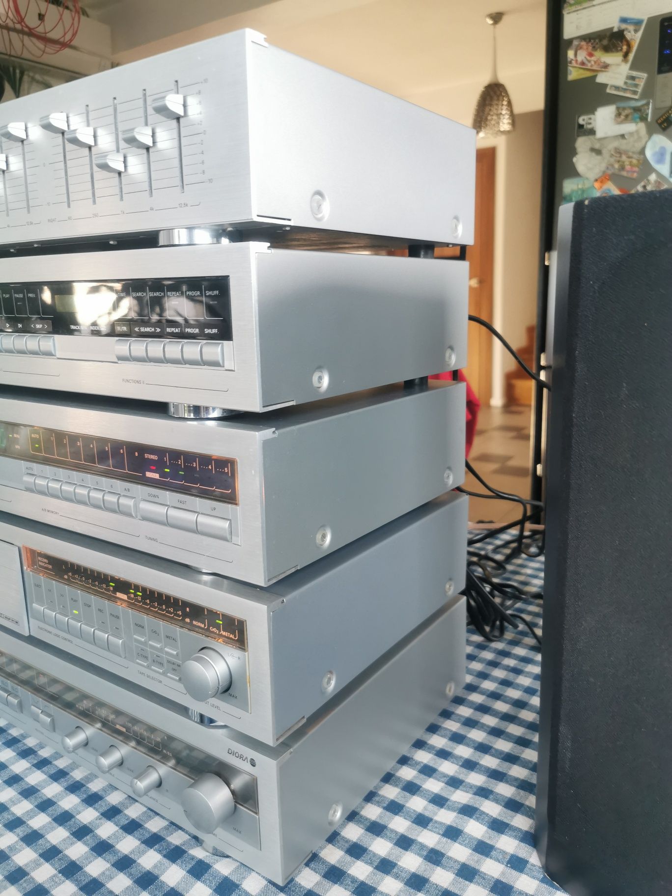 Wieża Stereo Unitra Diora MacWatts SSL 0422- 5 el. SUPER  STAN Radmor