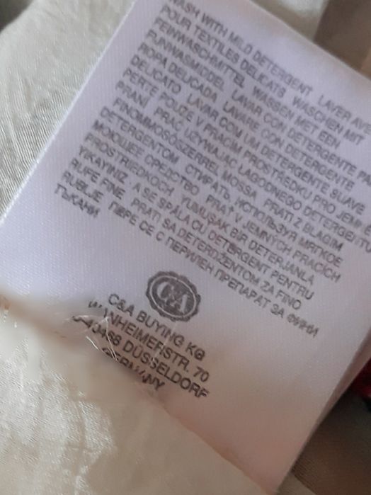 C&A Jessica letnia zwiewna Sukienka bawełna z podszewką 42/ 44