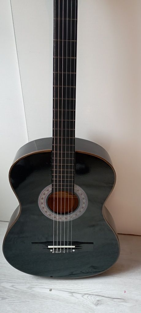 Gitara 3/4 czarna +pokrowiec