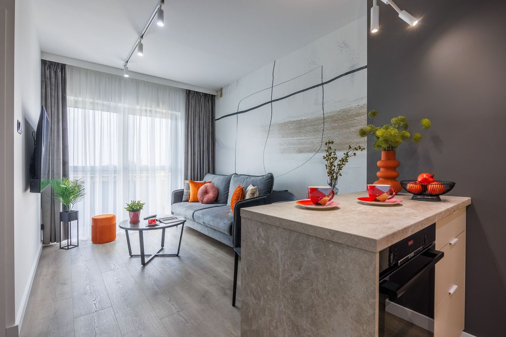 Studio Apartment in Rzeszów CityCentre for short, middle and long stay