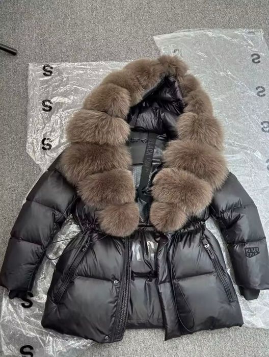 Blackgold kurtka puchowa jenotem typ liza bruce miss fofo roz.M