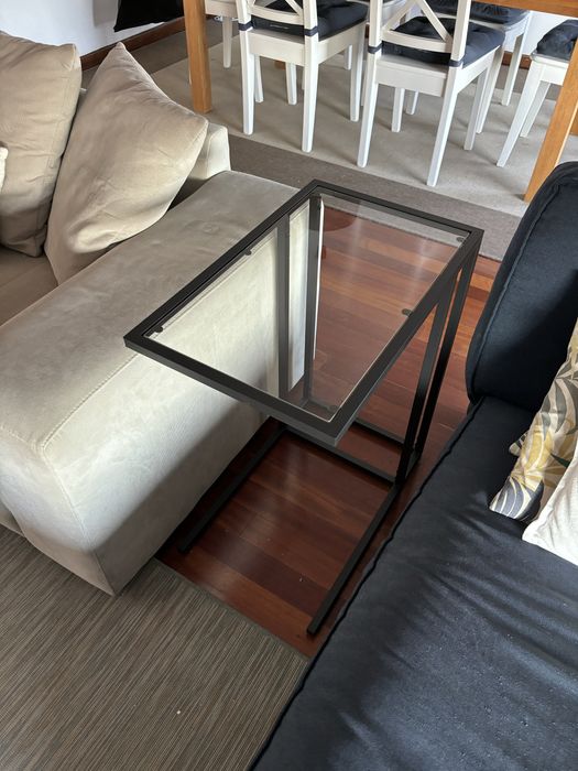 Conjunto mesas centro e apoio sala