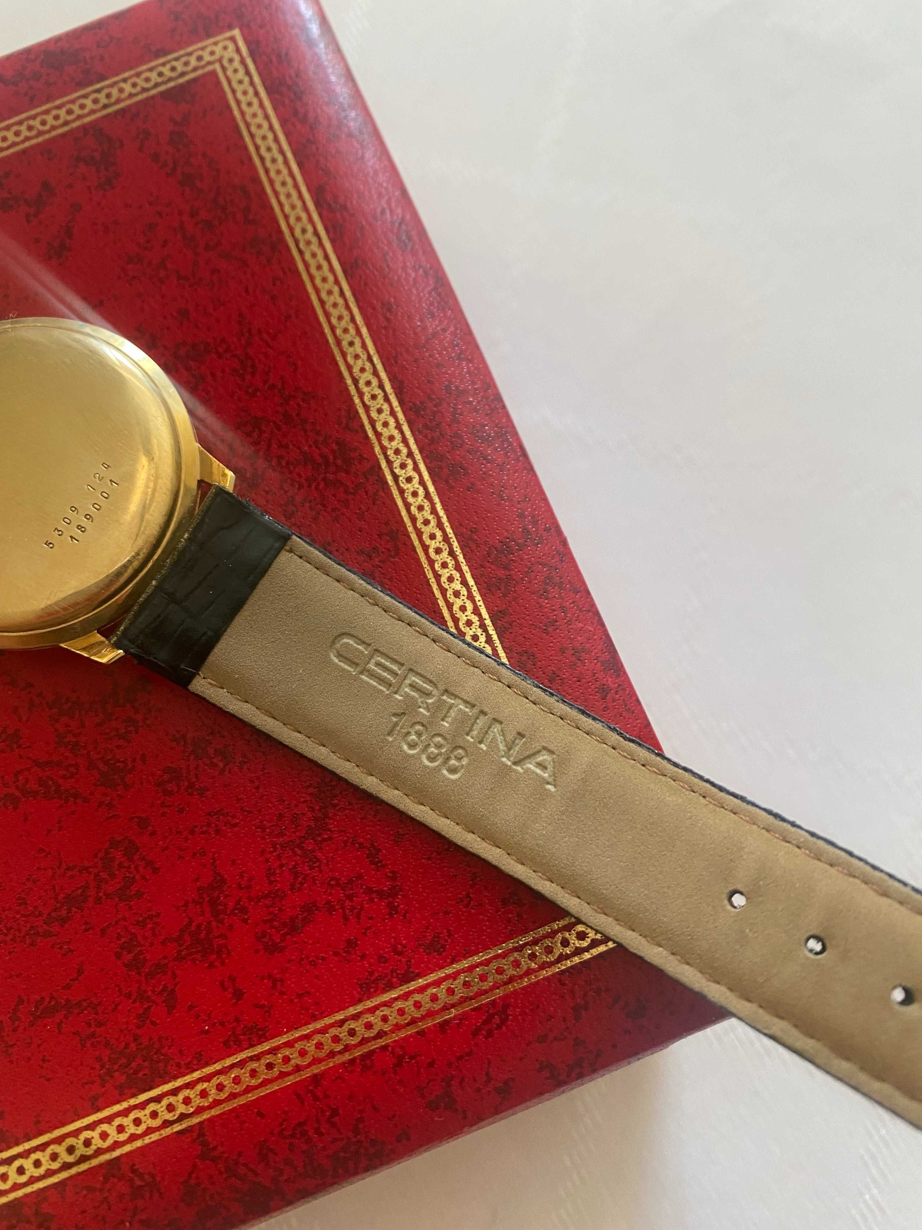Certina Złota, Certidate, Mechaniczna, Zabytek,