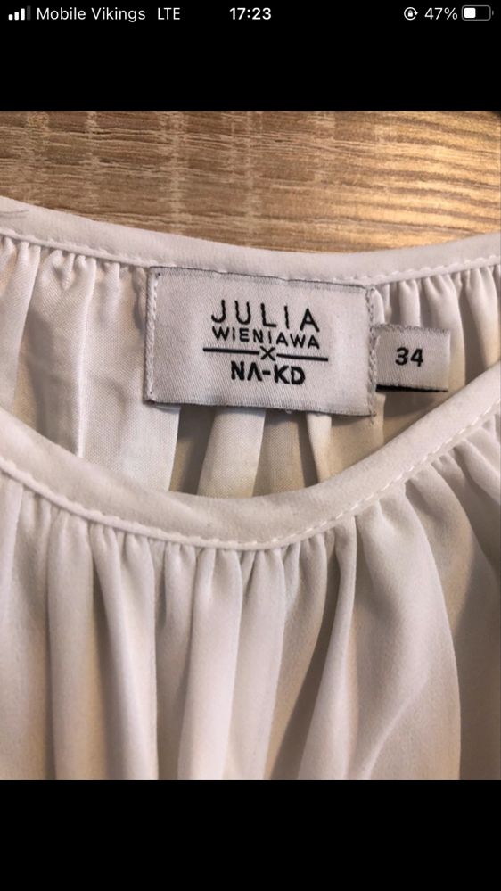 Biala sukienka na lato, NA-KD Julia Wieniawa