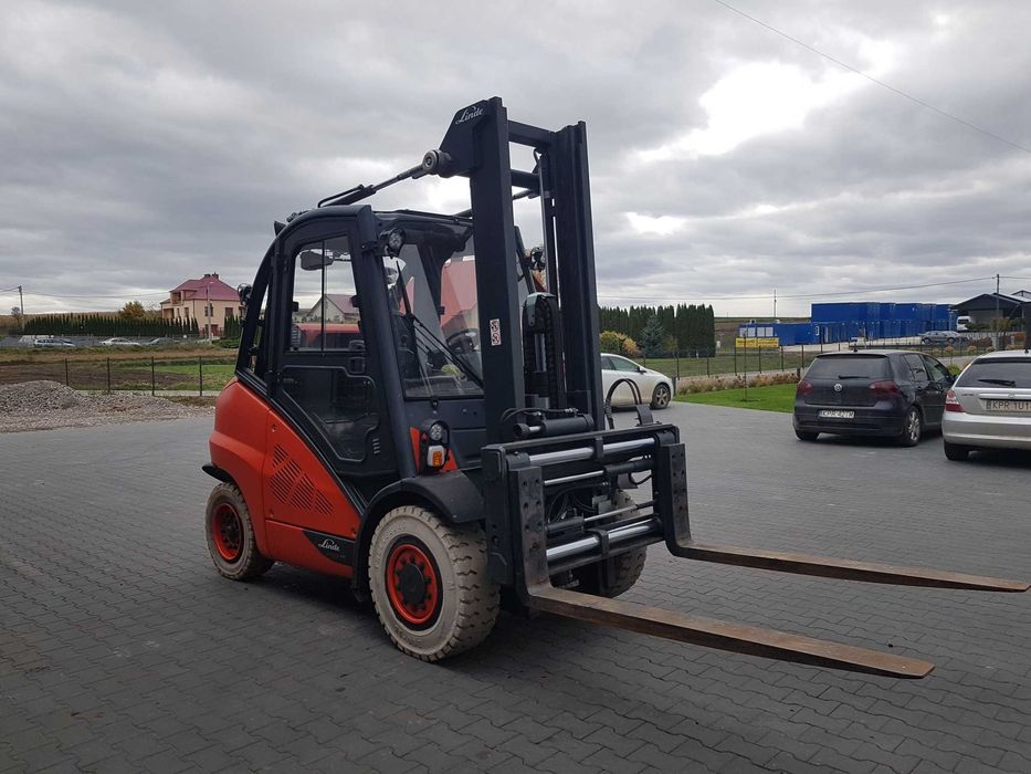 Wózek widłowy Linde H50T-02 19r Wolny SKOK, Pozycjoner Kabina H45 H40